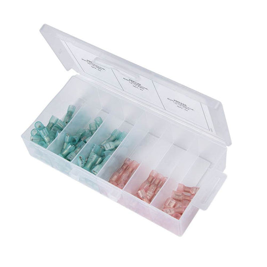 Ancor Heat Shrink Universal Speaker Connector Kit f/22-18/16-14 - Assorted 90 Piece [SPKKIT] - Suncoast Marine & Auto Supply 