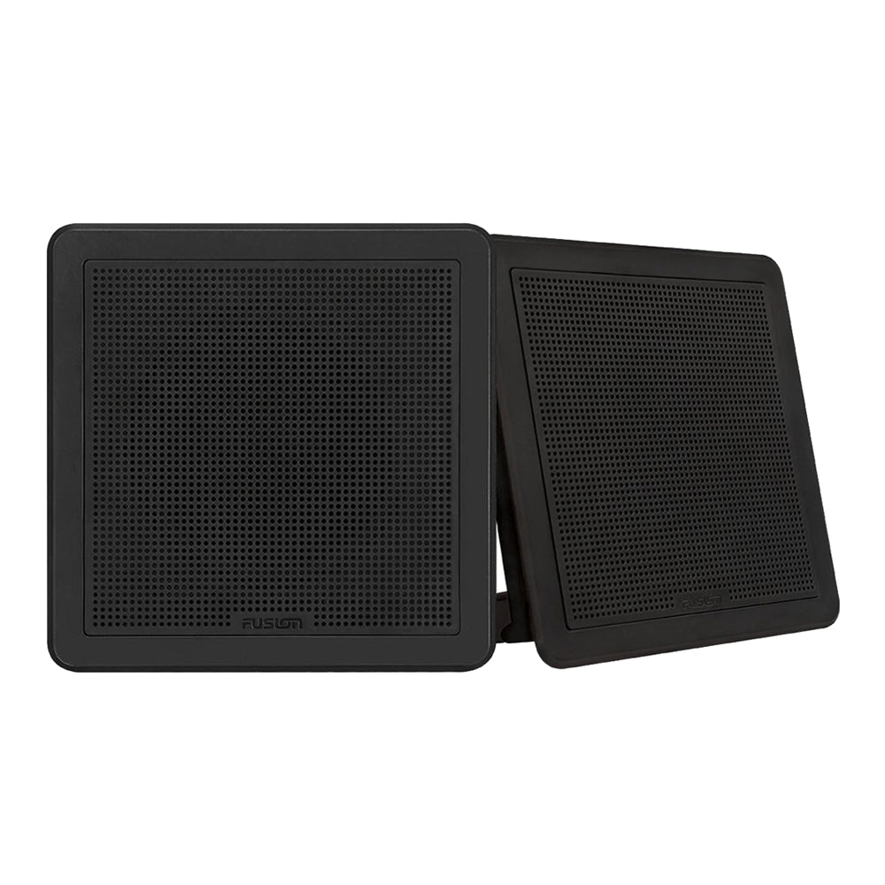 Suncoast Marine and Auto offers Fusion FM-65SB FM Series 6.5" 120 Flush Mount Square Marine Speakers - Black Grill - 120W [010-02299-11]