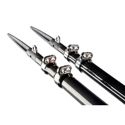 Suncoast Marine and Auto offers C.E. Smith Gen3 Carbon Fiber Outriggers - Black - 22' - Pair [56551]