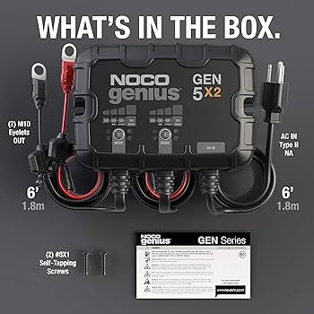 Suncoast Marine Supply offers NOCO GEN5X2 Onboard Waterproof Marine Battery Charger