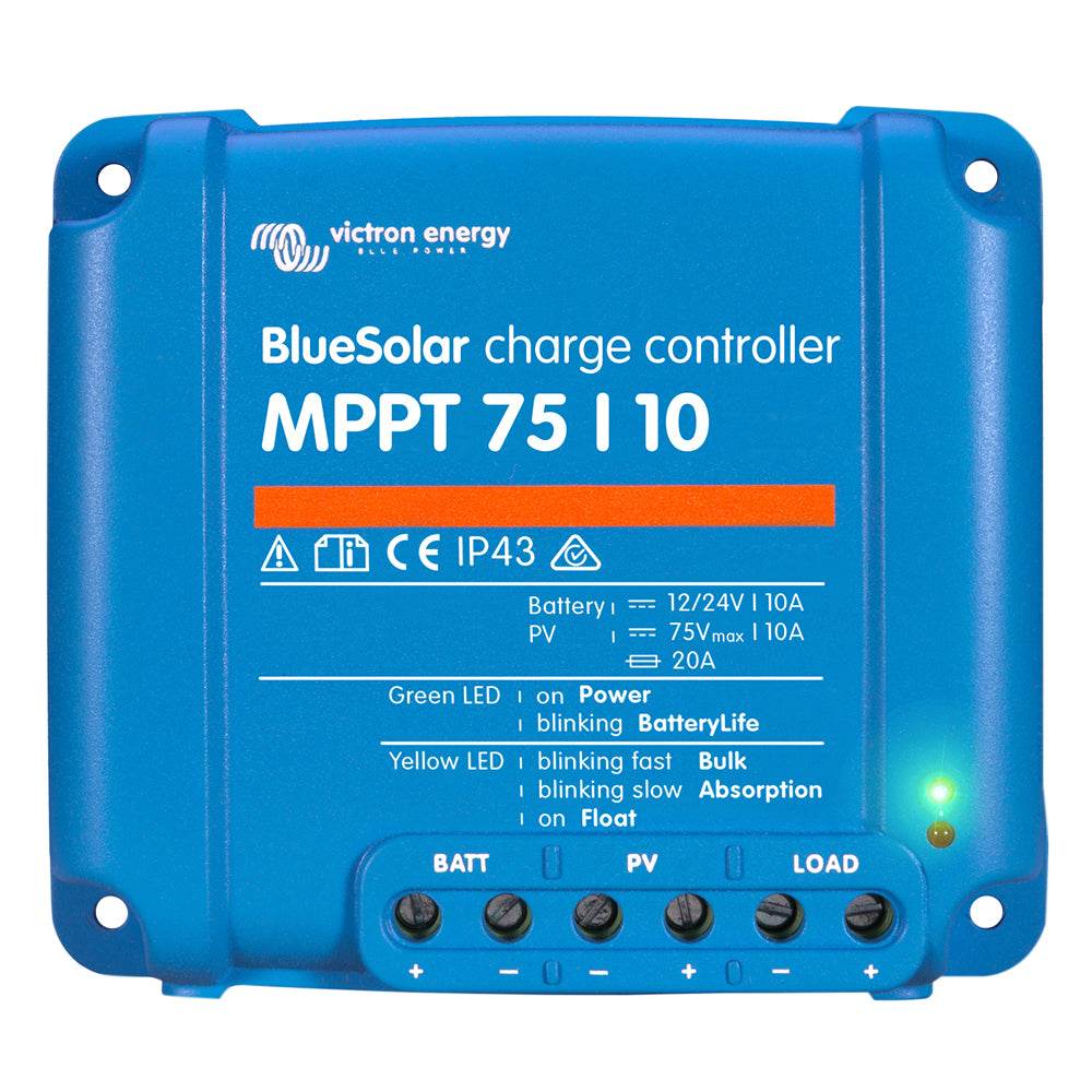 Victron BlueSolar MPPT Charge Controller - 75V - 10AMP - UL Approved [SCC010010050R] - Suncoast Marine & Auto Supply 