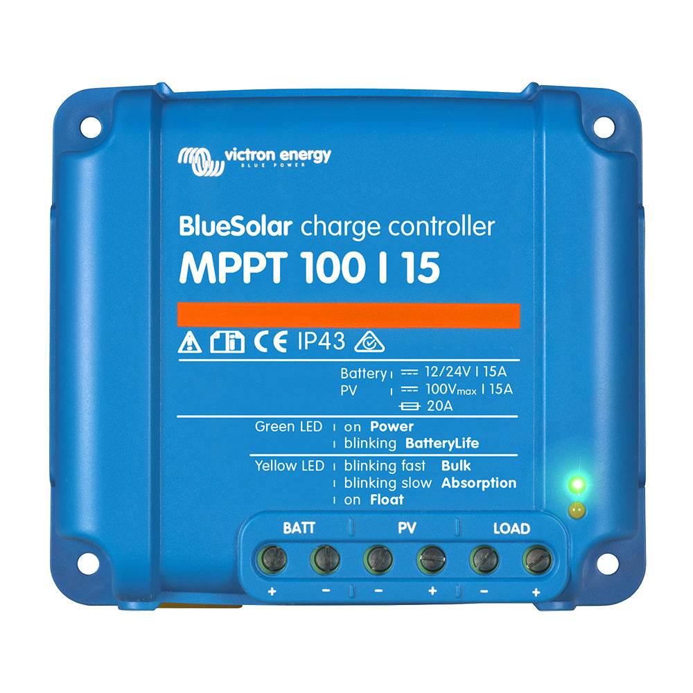 Victron BlueSolar MPPT Charge Controller - 100V - 15AMP - UL Approved [SCC010015200R] - Suncoast Marine & Auto Supply 