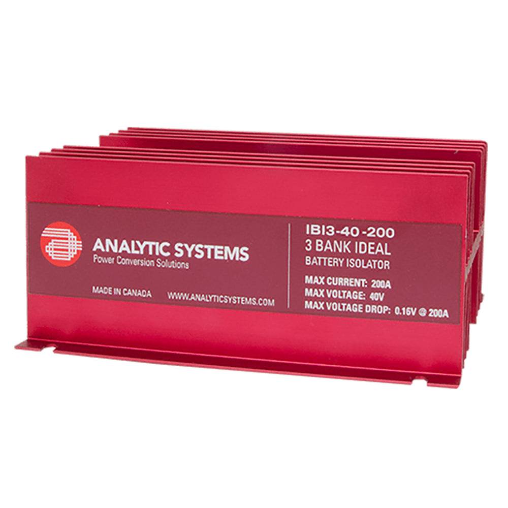 Analytic Systems 200A, 40V 3-Bank Ideal Battery Isolator [IBI3-40-200] - Suncoast Marine & Auto Supply 