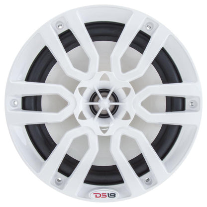 Suncoast Marine and Auto offers DS18 HYDRO 6.5" 2-Way Marine Speakers w/RGB LED Lights 300W - White [NXL-6]