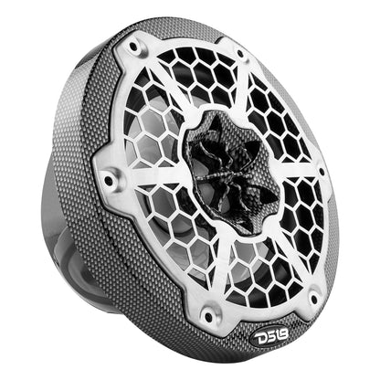 Suncoast Marine and Auto offers DS18 HYDRO 6.5" 2-Way Marine Speakers w/RGB LED Lights 300W - Black Carbon Fiber [CF-65]