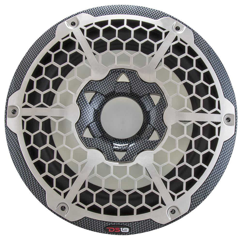 Suncoast Marine and Auto offers DS18 HYDRO 10" Subwoofer w/RGB Lights - 600W - Carbon Fiber [CF-10SUB]
