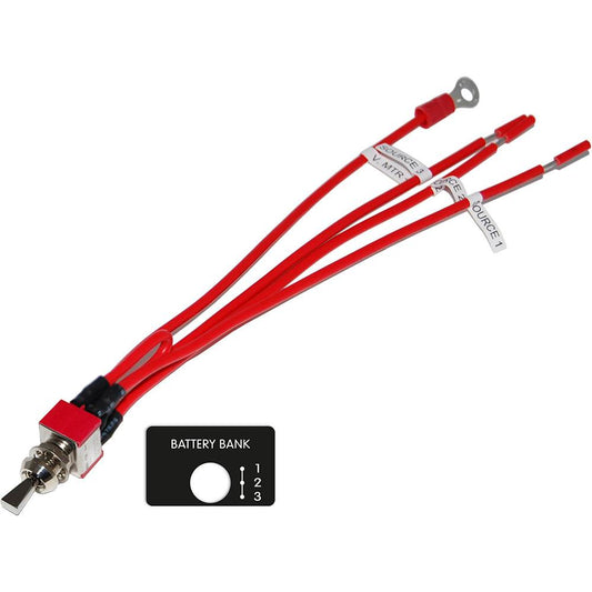 Blue Sea 4141 Switch Meter Toggle SPTT On-On-On [4141] - Suncoast Marine & Auto Supply 