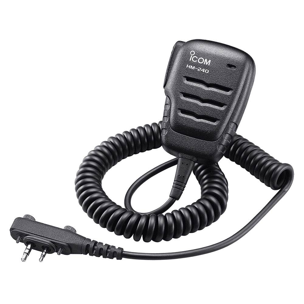 Icom HM-240 Waterproof Aviation Speaker Mic 2-Pin [HM240] - Suncoast Marine & Auto Supply 