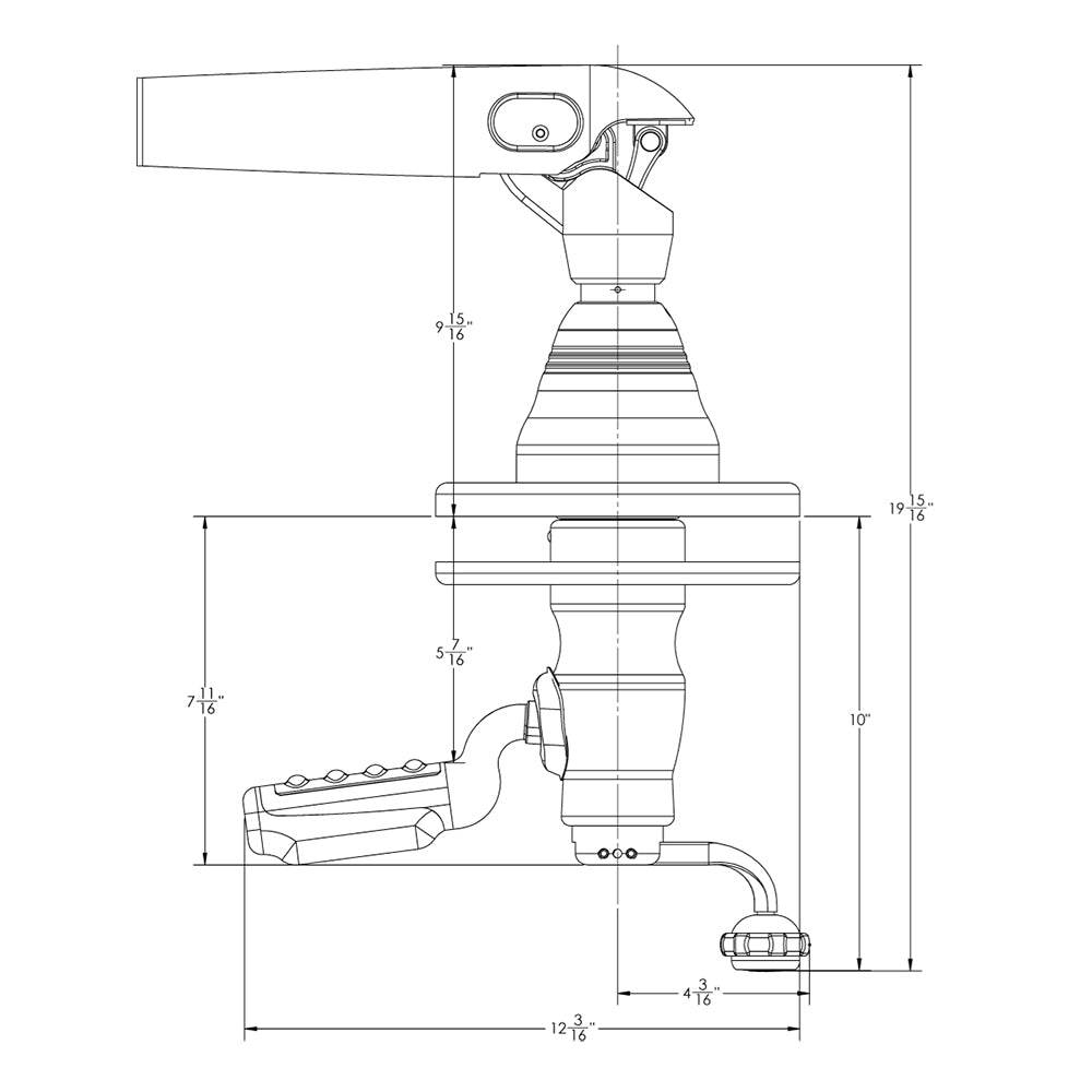 TACO GS-500 Grand Slam Outrigger Mounts *Only Accepts CF-HD Poles [GS-500] - Suncoast Marine & Auto Supply 