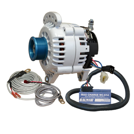Suncoast Marine and Auto offers Balmar Alternator 120 AMP Kit 120V 3.15" Dual Foot Saddle J10 Pulley Regulator Temp Sensor [60-YP-MC-120-J10]