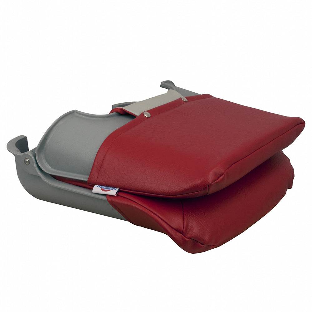 Suncoast Marine and Auto offers Springfield Skipper Standard Seat Fold Down - Grey/Red [1061018]