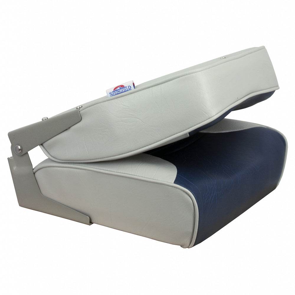 Suncoast Marine and Auto offers Springfield Economy Multi-Color Folding Seat - Grey/Blue [1040651]