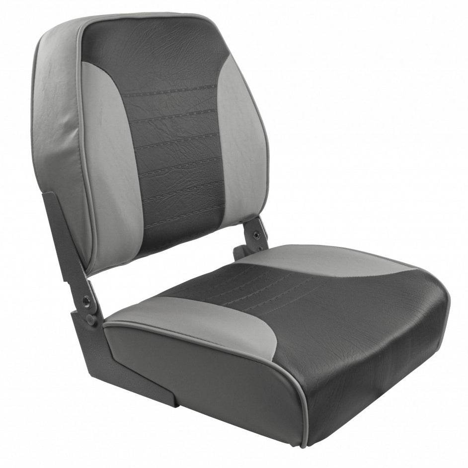 Suncoast Marine Supply offers Springfield High Back Folding Boat Seat Grey/Charcoal
