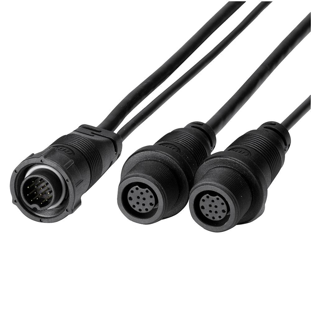 Suncoast Marine and Auto offers Humminbird 14 M ID SIDB Y - SOLIX/APEX Side Imaging 2D Splitter Cable [720111-1]