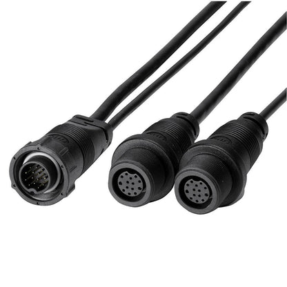 Suncoast Marine and Auto offers Humminbird 14 M ID SIDB Y - SOLIX/APEX Side Imaging 2D Splitter Cable [720111-1]