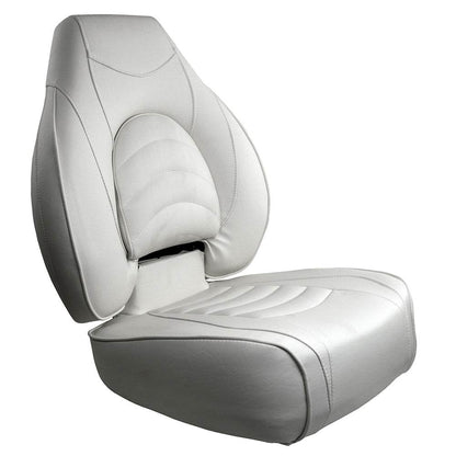Suncoast Marine and Auto offers Springfield Fish Pro High Back Folding Seat - White [1041606-1]