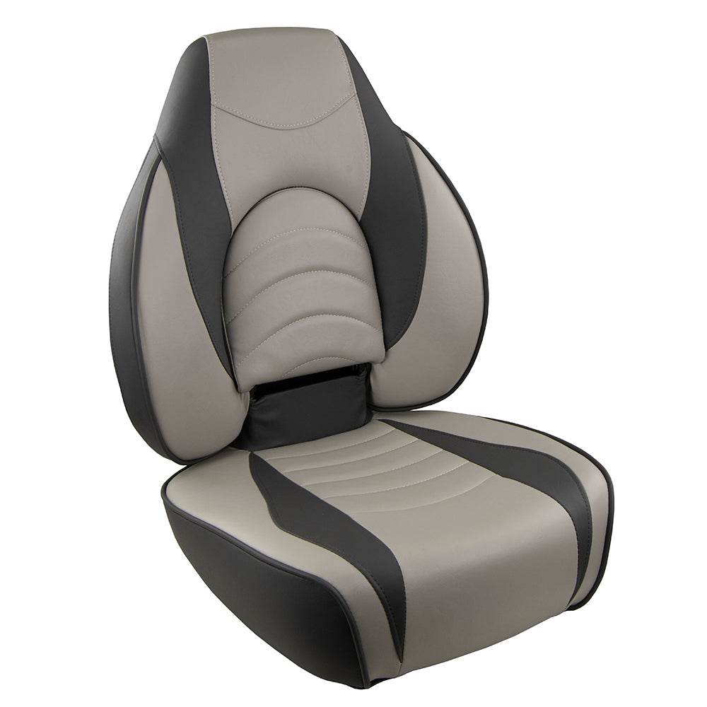 Suncoast Marine and Auto offers Springfield Fish Pro High Back Folding Seat - Charcoal/Grey [1041634-1]