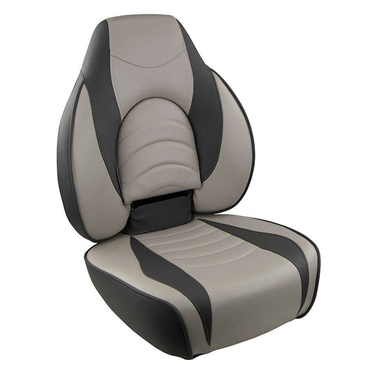 Suncoast Marine and Auto offers Springfield Fish Pro High Back Folding Seat - Charcoal/Grey [1041634-1]