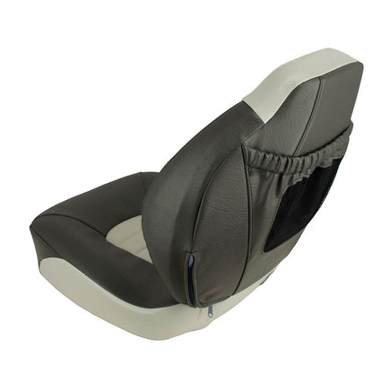 Suncoast Marine and Auto offers Springfield Fish Pro Mid Back Folding Seat - Charcoal/Grey [1041733]