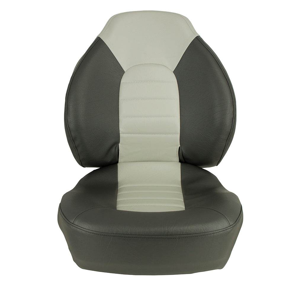 Suncoast Marine and Auto offers Springfield Fish Pro Mid Back Folding Seat - Charcoal/Grey [1041733]