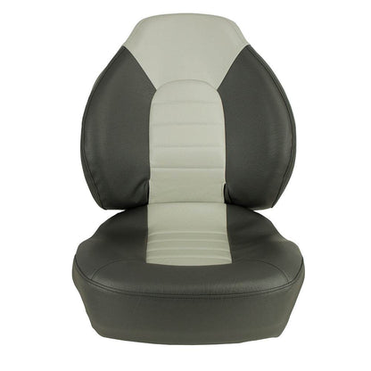 Suncoast Marine and Auto offers Springfield Fish Pro Mid Back Folding Seat - Charcoal/Grey [1041733]