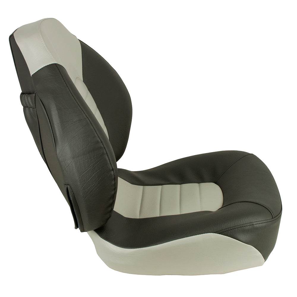 Suncoast Marine and Auto offers Springfield Fish Pro Mid Back Folding Seat - Charcoal/Grey [1041733]