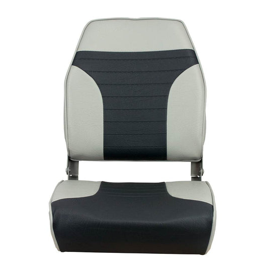 Suncoast Marine and Auto offers Springfield High Back Multi-Color Folding Seat - Grey/Charcoal [1040663]