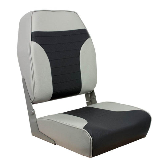 Suncoast Marine and Auto offers Springfield High Back Multi-Color Folding Seat - Grey/Charcoal [1040663]