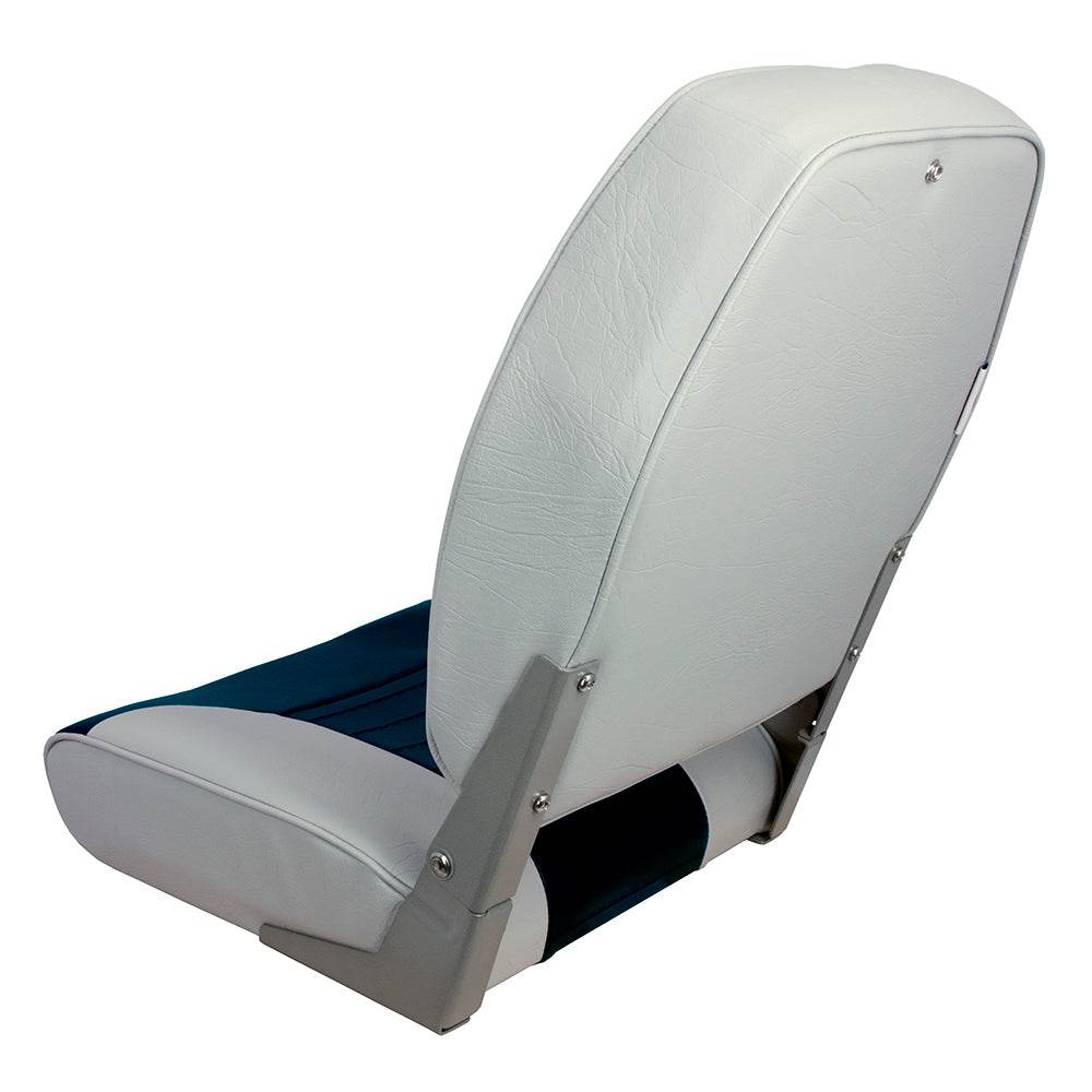 Suncoast Marine and Auto offers Springfield High Back Multi-Color Folding Seat - Blue/Grey [1040661]