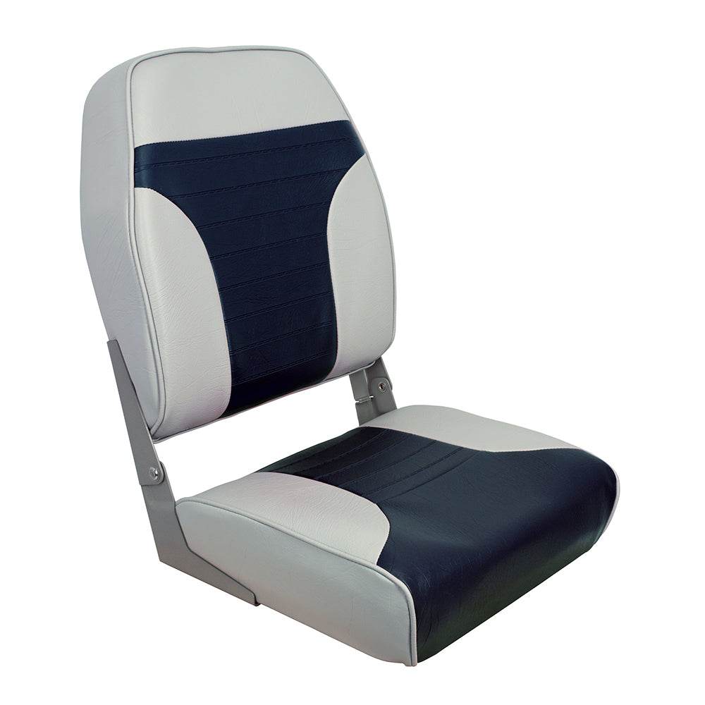 Suncoast Marine and Auto offers Springfield High Back Multi-Color Folding Seat - Blue/Grey [1040661]