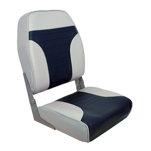Suncoast Marine and Auto offers Springfield High Back Multi-Color Folding Seat - Blue/Grey [1040661]