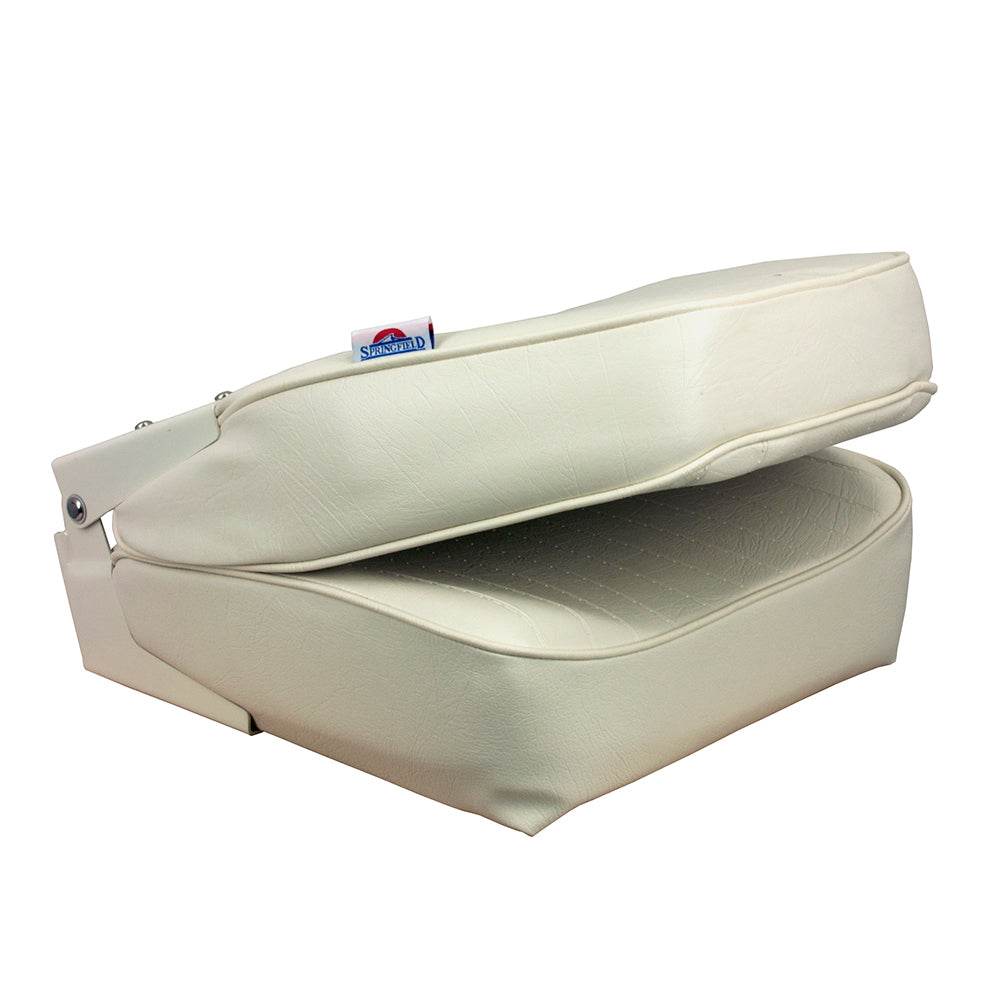 Suncoast Marine and Auto offers Springfield High Back Folding Seat - White [1040649]