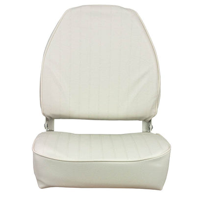 Suncoast Marine and Auto offers Springfield High Back Folding Seat - White [1040649]