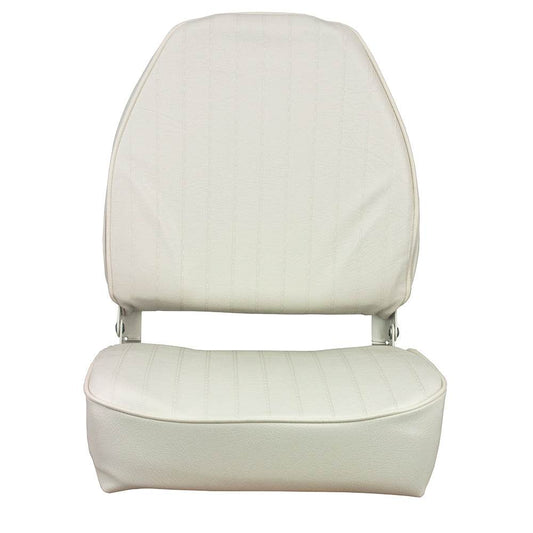 Suncoast Marine and Auto offers Springfield High Back Folding Seat - White [1040649]