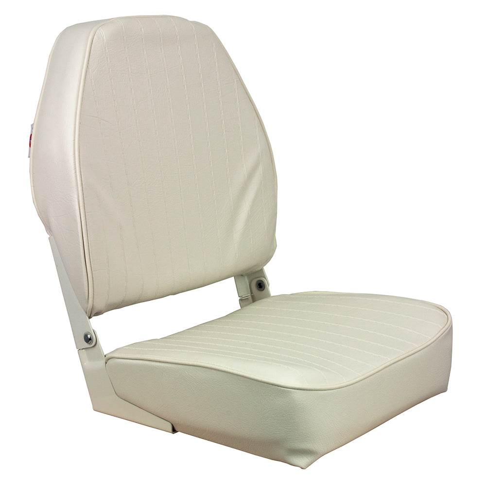 Suncoast Marine Supply offers Springfield Economy High-Back White Folding Seat