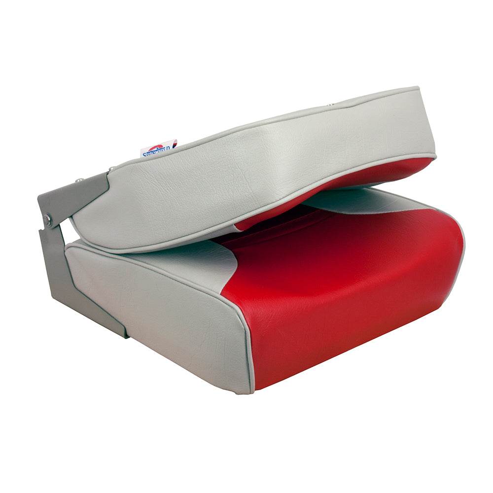 Suncoast Marine and Auto offers Springfield Economy Multi-Color Folding Seat - Grey/Red [1040655]