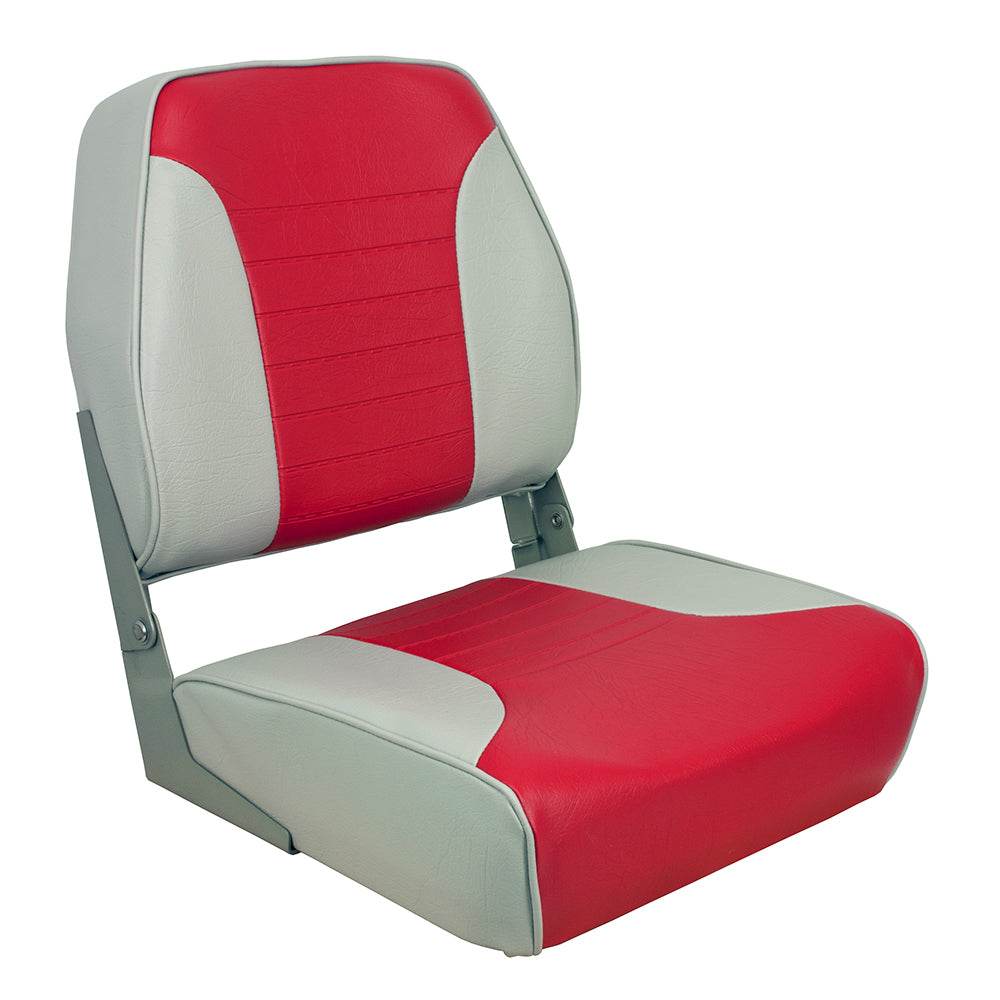 Suncoast Marine and Auto offers Springfield Economy Multi-Color Folding Seat - Grey/Red [1040655]
