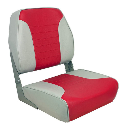 Suncoast Marine and Auto offers Springfield Economy Multi-Color Folding Seat - Grey/Red [1040655]