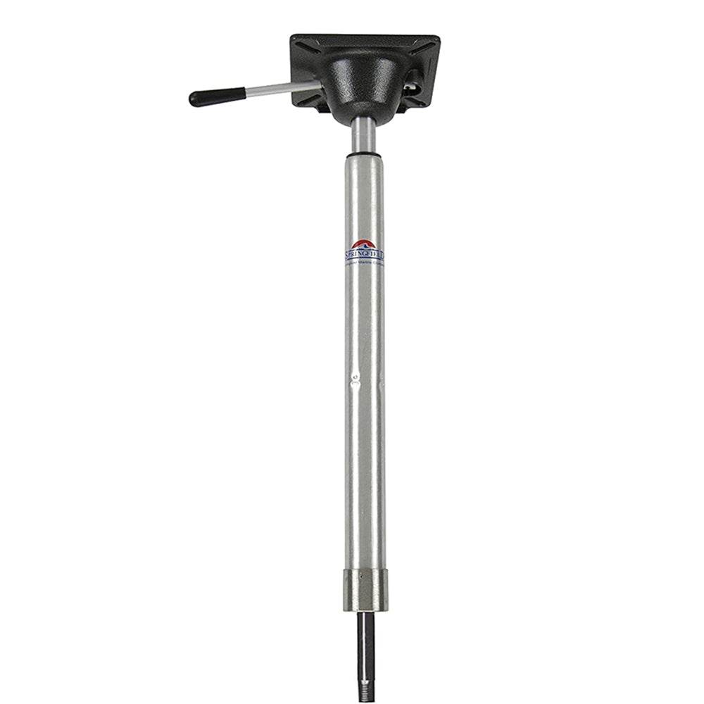 Suncoast Marine and Auto offers Springfield KingPin Adjustable Power-Rise Sit-Down Post (Threaded) (1632012-A)