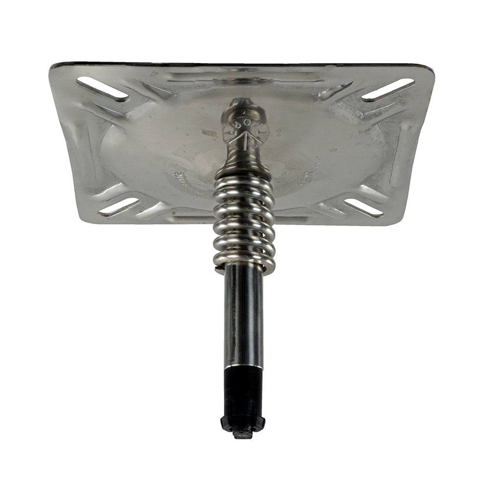 Suncoast Marine and Auto offers Springfield KingPin 7" x 7" Seat Mount w/Spring - Polished [1614201-PP]