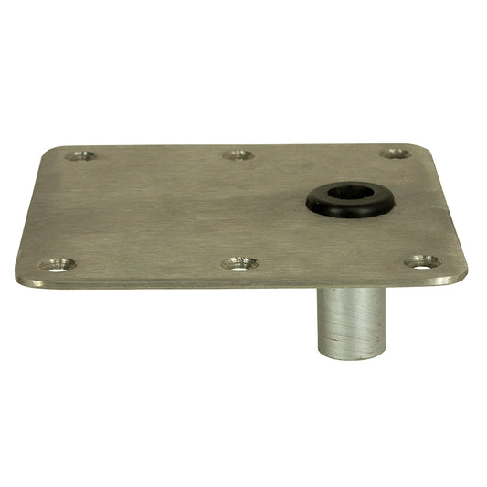 Suncoast Marine and Auto offers Springfield KingPin 7" x 7" Offset - Stainless Steel - Square Base (Standard) [1620003]