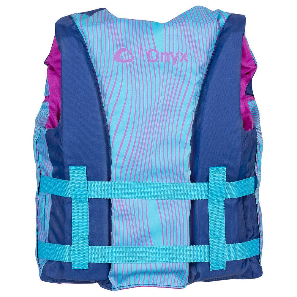 Suncoast Marine and Auto offers Onyx Shoal All Adventure Youth Paddle Water Sports Life Jacket - Blue [121000-500-002-21]