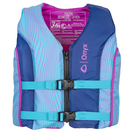 Suncoast Marine and Auto offers Onyx Shoal All Adventure Youth Paddle Water Sports Life Jacket - Blue [121000-500-002-21]