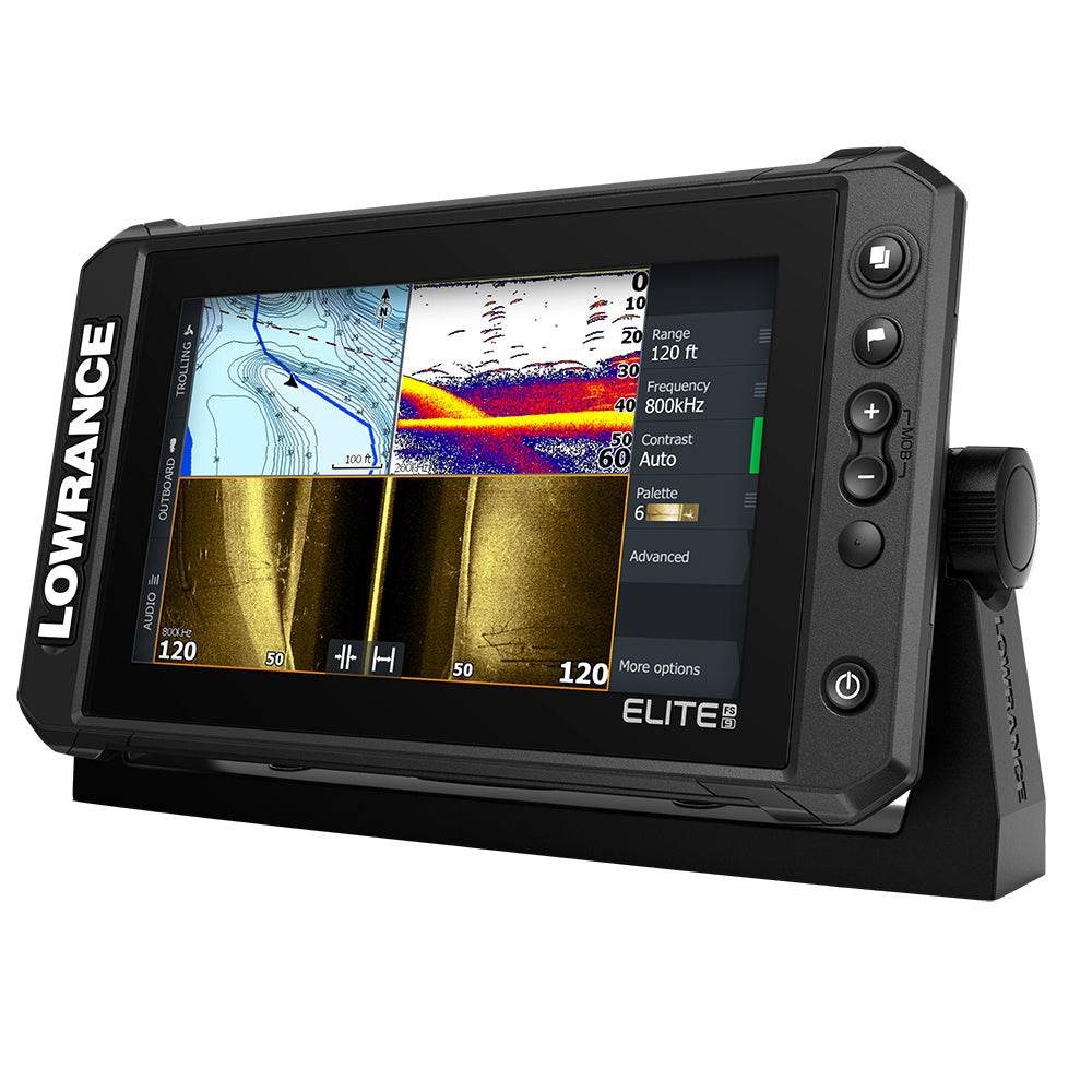 Suncoast Marine Supply offers Lowrance 9" Elite FS 9 Chartplotter/Fishfinder with 3-in-1 Transducer
