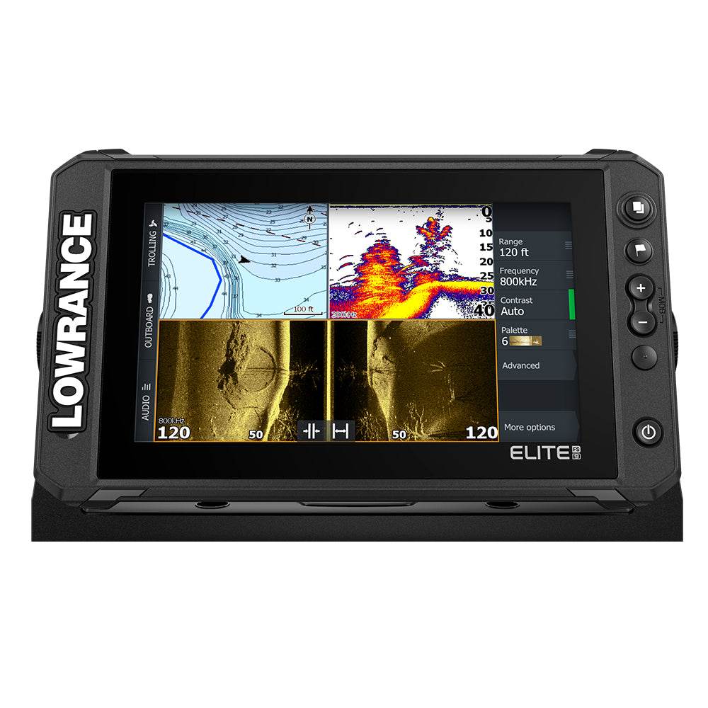 Suncoast Marine Supply offers Lowrance 9" Elite FS 9 Chartplotter/Fishfinder with 3-in-1 Transducer
