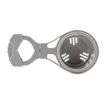 Suncoast Marine and Auto offers Camco Clamp-On Rail Mounted Cup Holder - Large for Up to 2" Rail - Grey [53092]