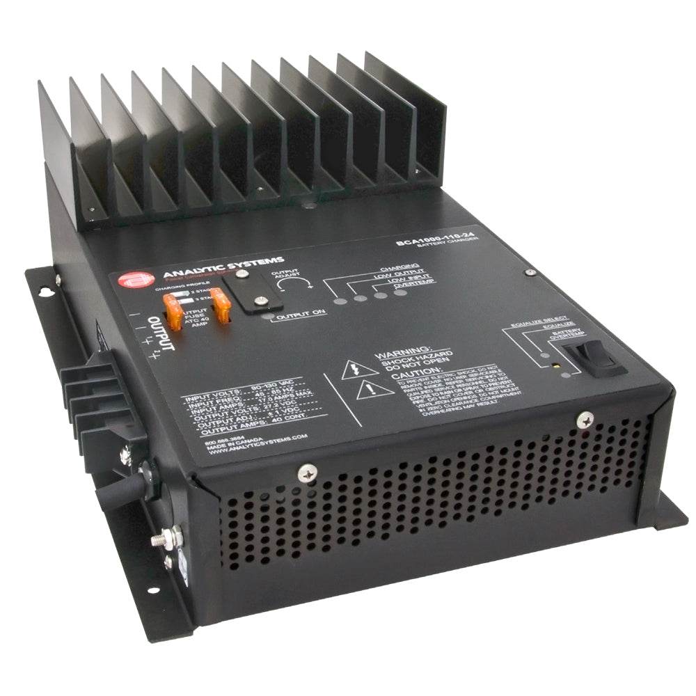 Analytic Systems AC Charger 2-Bank 30A 32V Out/110V In w/Digital Volt/Amp Meter [BCA1000V-110-32] - Suncoast Marine & Auto Supply 