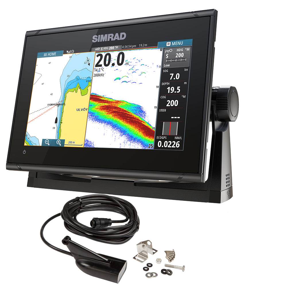 Suncoast Marine Supply offers Simrad GO9 9" XSE with HDI Transducer and C-MAP DISCOVER