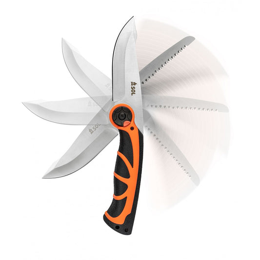 Suncoast Marine and Auto offers S.O.L. Survive Outdoors Longer Stoke Pivot Knife Saw [0140-1018]