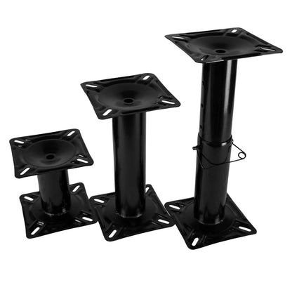 Suncoast Marine and Auto offers Wise 7" Steel Pedestal - Black [8WD1251]
